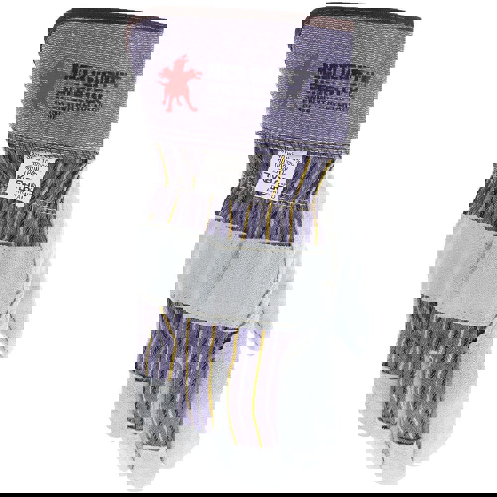 Gloves: Size M, Fleece-Lined, Cowhide